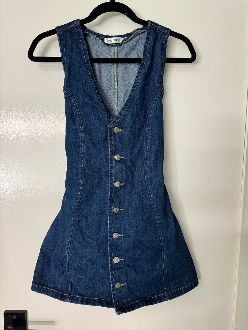 Beginning Boutique Isla denim mini dress